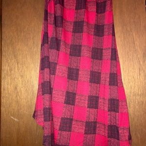 NWT XL Lularoe Carly. Plaid